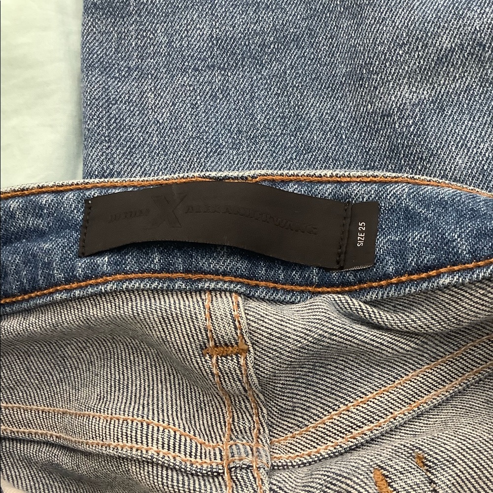 Alexander Wang semi flared denim jean Sz 25 - Picture 5 of 9